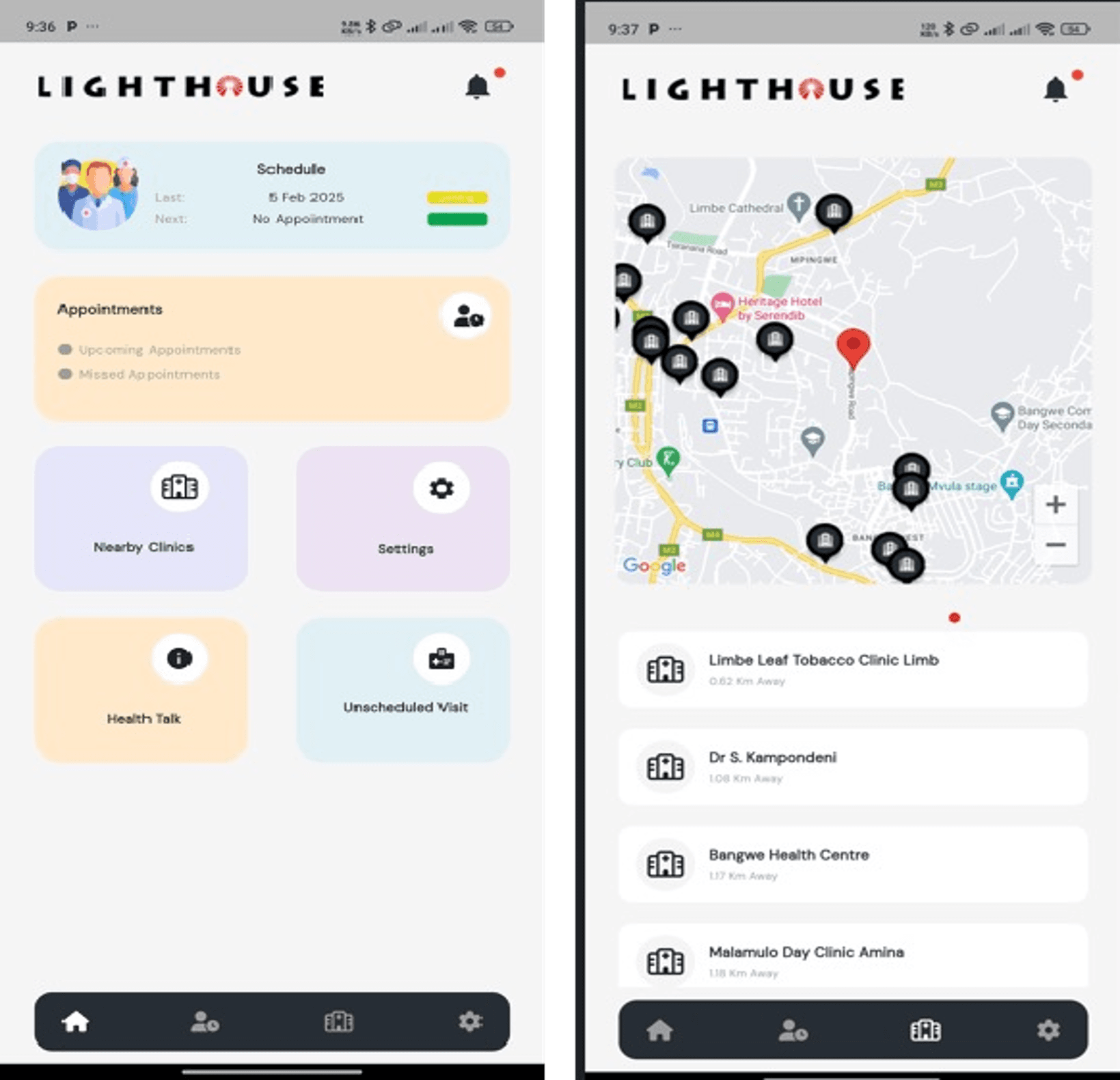 Lighthouse Mobile App